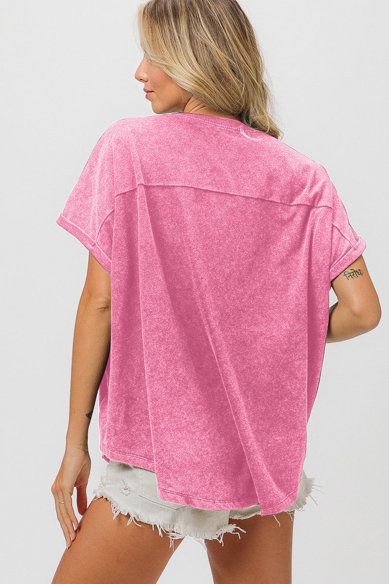 Girly Girl Baseball Sequin Short Sleeve T-Shirt