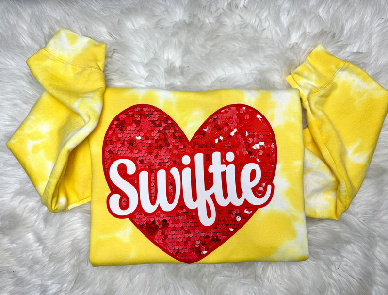 Faux Sequin S W I F T I E (Yellow)DTF