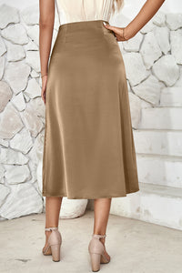 Wynette High Waist Midi Skirt