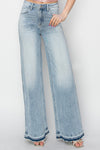 Dolly Full Size High Rise Wide Leg Jeans