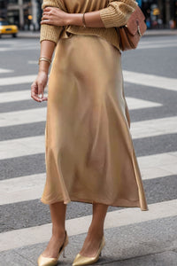 Wynette High Waist Midi Skirt