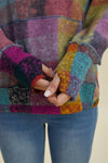 Worlds Apart Plaid Dropped Shoulder Hoodie