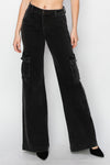 Tatiana High Rise Wide Leg Cargo Jeans