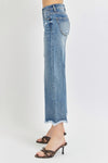 Angelica High Rise Cropped Flare Jeans