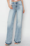 Dolly Full Size High Rise Wide Leg Jeans