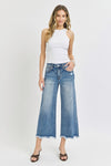 Angelica High Rise Cropped Flare Jeans