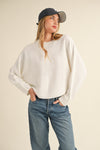 Aria Dolman Sleeve Cropped Sweater