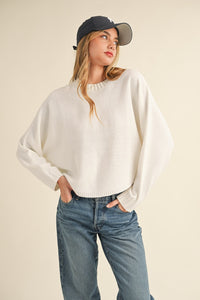 Aria Dolman Sleeve Cropped Sweater