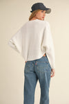 Aria Dolman Sleeve Cropped Sweater