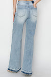 Dolly Full Size High Rise Wide Leg Jeans