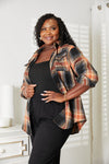 Fall Into Autumn Plaid Shirt