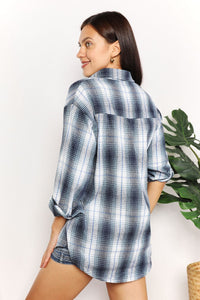 Fall Into Autumn Plaid Shirt