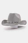 Metal Trim Cowboy Hat