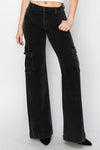 Tatiana High Rise Wide Leg Cargo Jeans