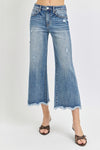 Angelica High Rise Cropped Flare Jeans