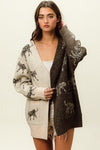 Tigeress Open Front Cardigan