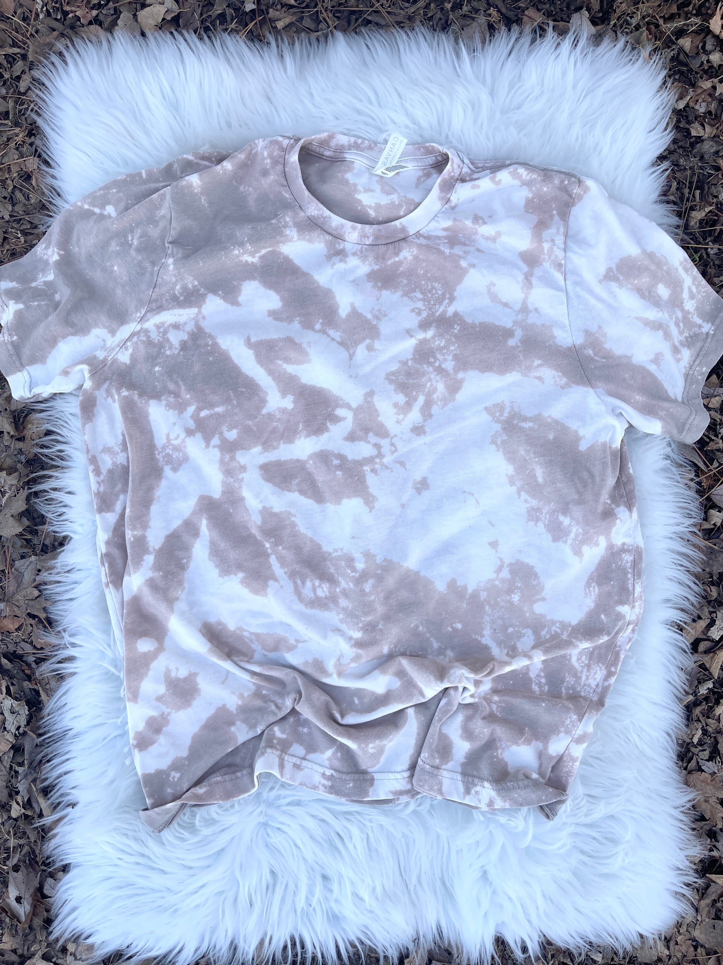 Tan Acid Washed Tshirt