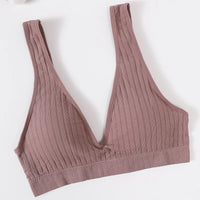 Seamless Ribbed Bra