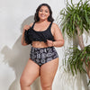 Plus Size Catherine High Waist Two-Piece Swimsuit