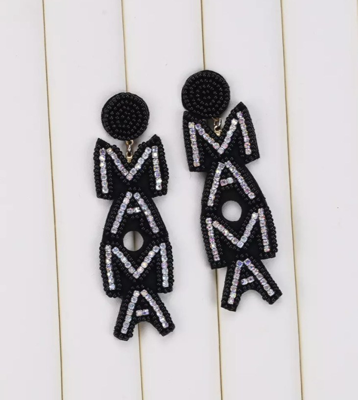 MAMA Beaded Dangles