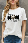 BEING A MOM IS RUFF Graphic Cotton Tee