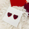 Leopard Hearts Clay Earrings Collection