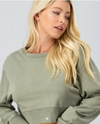 Heartbreaker Olive Crop Top