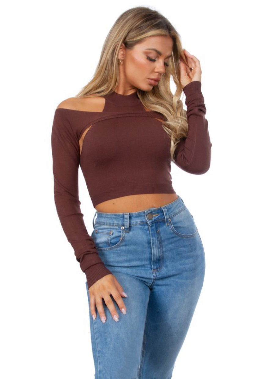 Ashley Two-Piece Crop Top