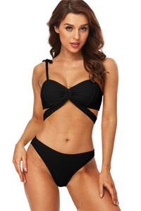 Wrap Around Tie Bikini Set (two colors available)