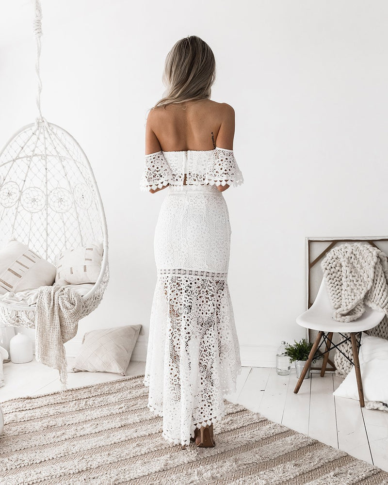 All Dressed In White Lace Dress