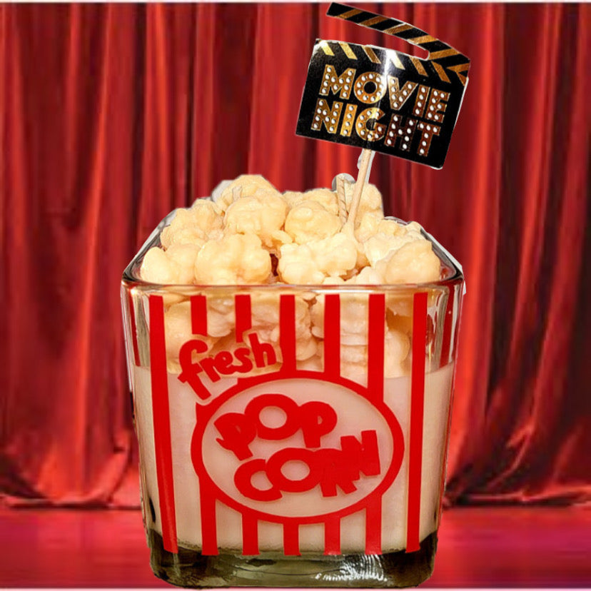 Popcorn Theme Candle
