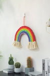 Rainbow Fringe Trim Wall Hanging Decor