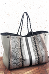 Fashion Snake Skin Neoprene Tote