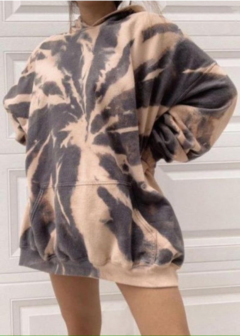 Tie Dye Hooded Sweatshirt