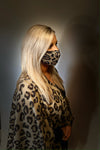 Sequin Animal Print Mask