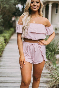 Catch Me If You Can 2-Piece Shorts Set