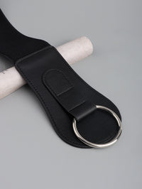 Faux Elastic Wide Belt