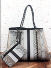 Fashion Snake Skin Neoprene Tote