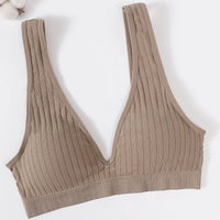 Seamless Ribbed Bra