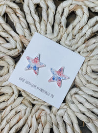 Clay Patriotic Earring Collection  (5 different styles)