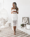 All Dressed In White Lace Dress