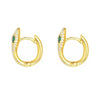 Snake Huggies Hoop Earrings