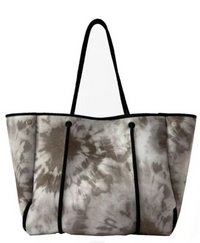 Mocha Tie Dye Neoprene Tote