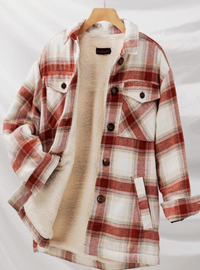 Charlie Flannel Sherpa Lined Jacket