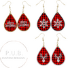 Red Buffalo Plaid Earrings