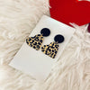 Leopard Hearts Clay Earrings Collection