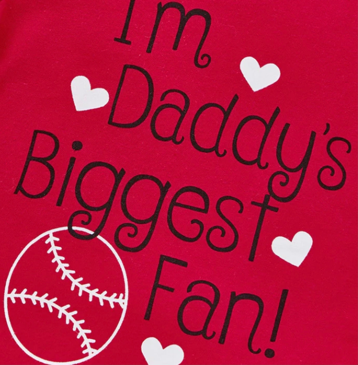 Daddy's Biggest Baseball Fan Set