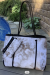 Mocha Tie Dye Neoprene Tote