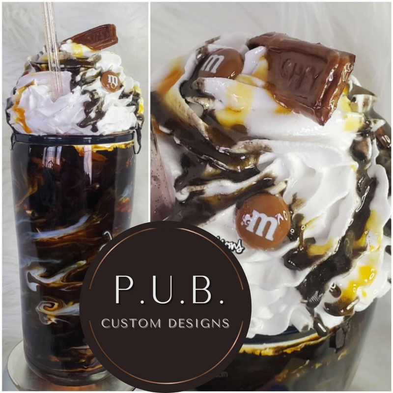 Chocolate Caramel Fudge Sundae Tumbler