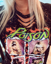 Vintage Oversized Bleach Distressed Poison Tee